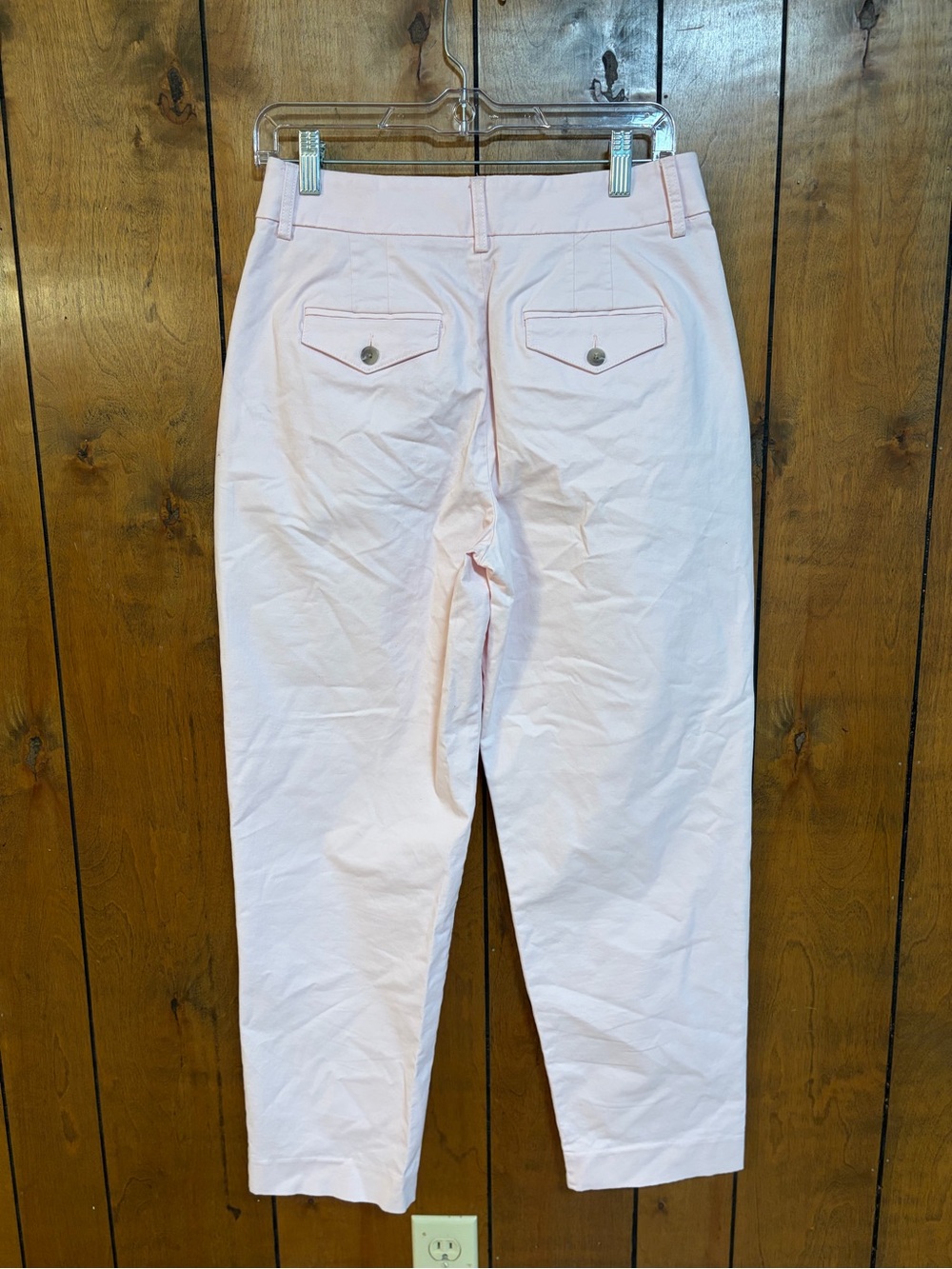 Express Blush Pink Waistband Pants - Picture 3 of 7